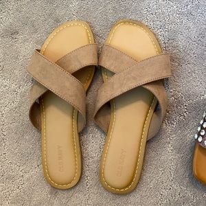nude sandals